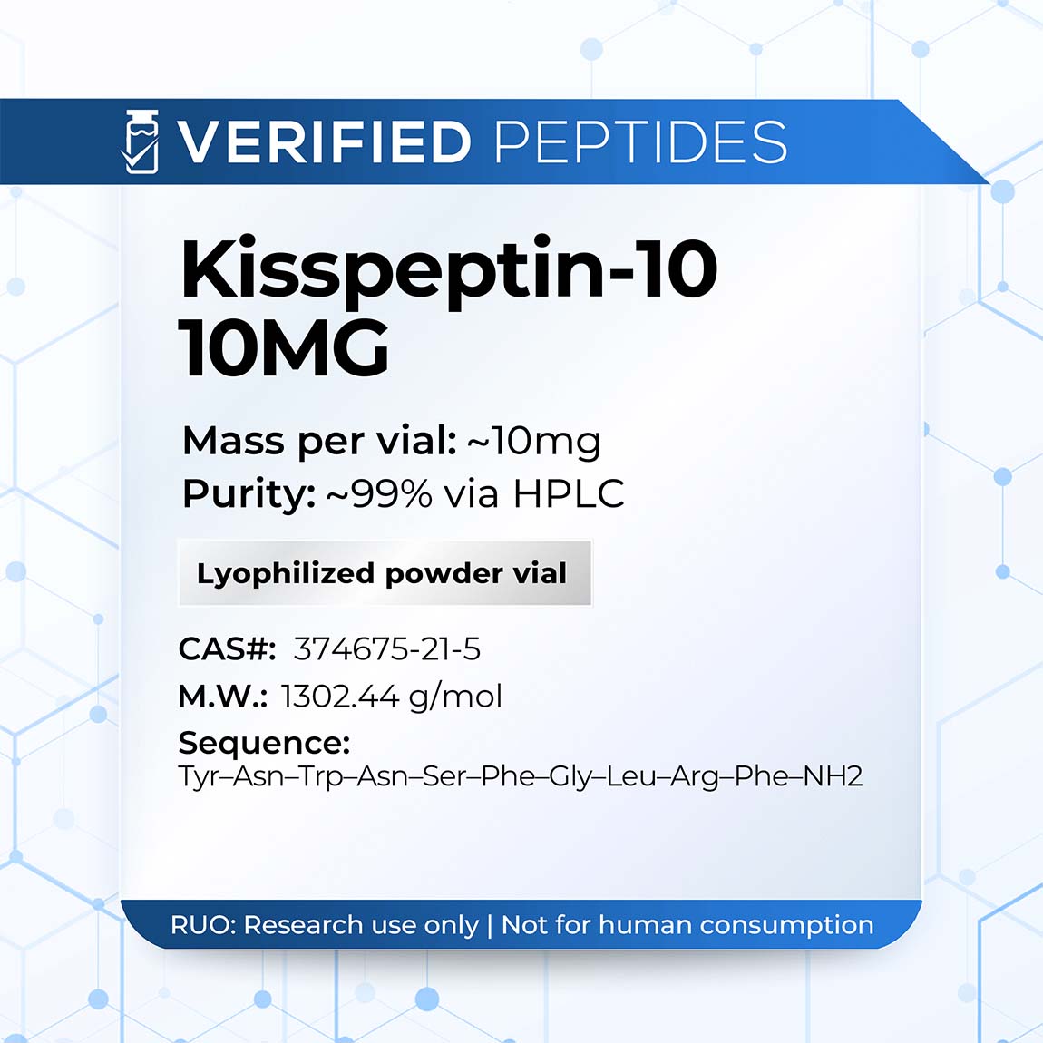Kisspeptin Peptide (10MG) 1 26