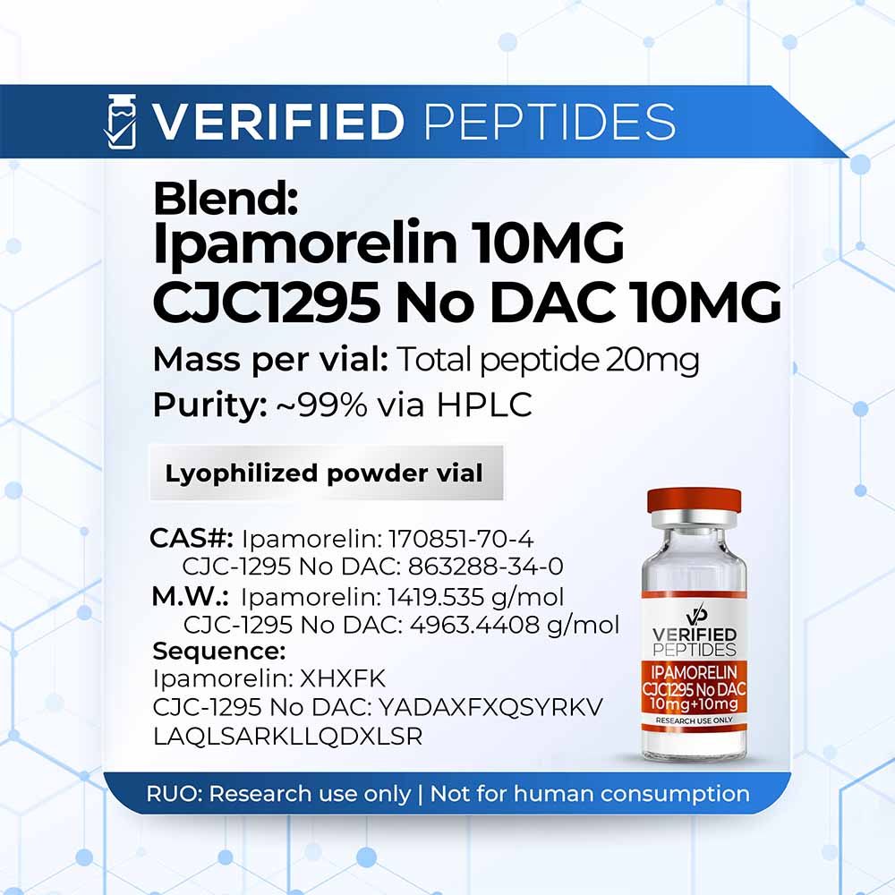 Blend: Ipamorelin CJC-1295 (No DAC) 20MG 1 35