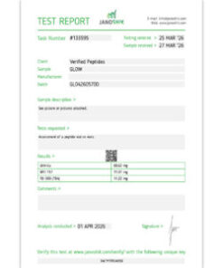 Blend: GHK-Cu BPC-157 TB-500 Peptide (GLOW) 6 37aa